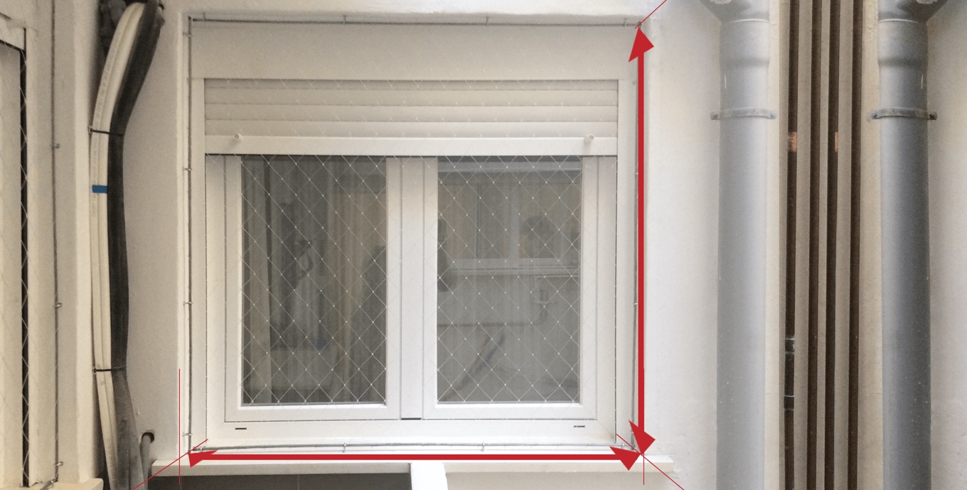 Redes seguridad ventanas - varias medidas - Pequesseguros